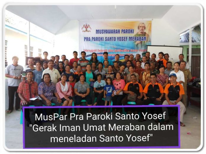 Peserta Musyawarah Pra - Paroki Santo Yosep Meraban