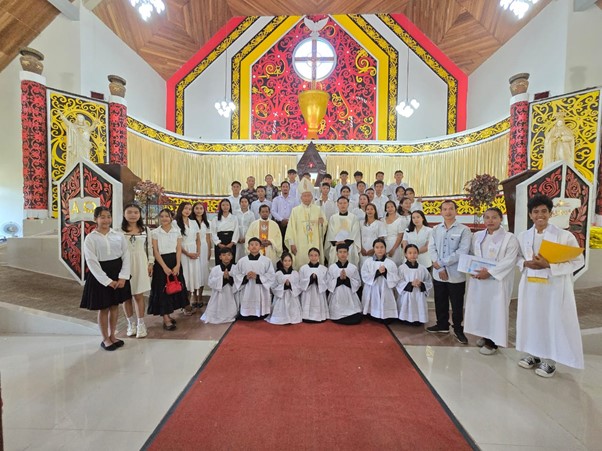 Dokumentasi Sakramen Penguatan di Paroki Simpang Dua